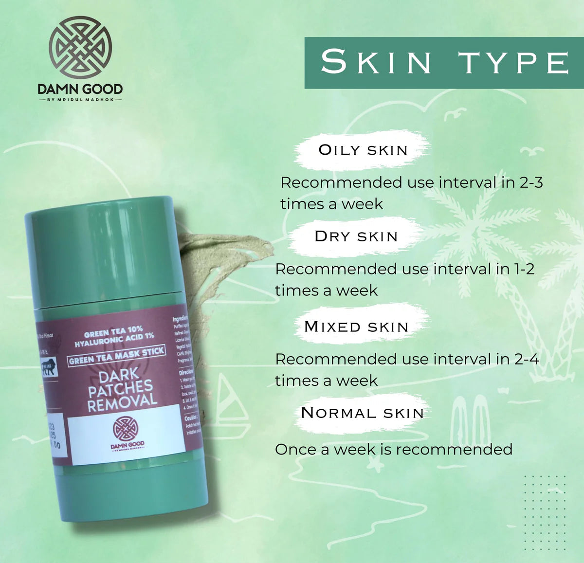 Green Tea Mask - Dark Patch Removal